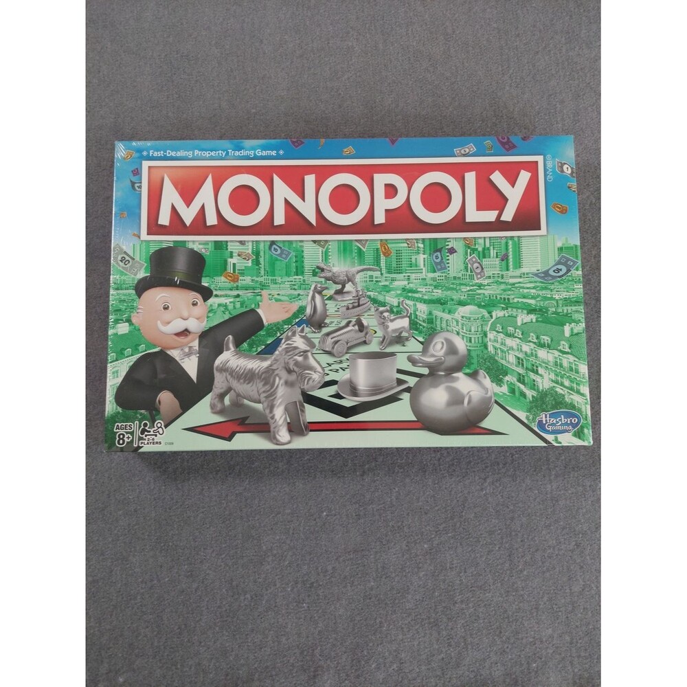 Monopoly Board Game Hasbro Gaming Classic Family Strategy Game New Sealed